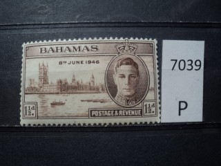 Фото марки Брит. Багамские острова 1946г *