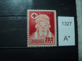 Фото марки Норвегия 1945г *