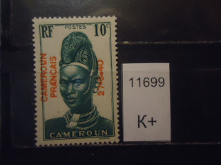 Фото марки Франц. Камерун надпечатка **