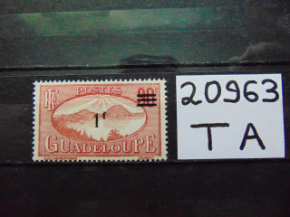 Фото марки Французская Гваделупа 1943г **
