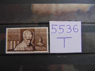 Фото марки Италия марка 1955г **