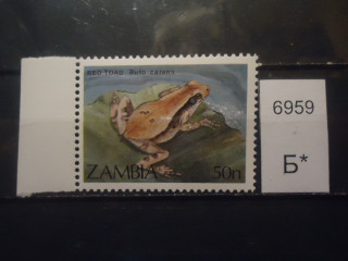 Фото марки Замбия 1989г **