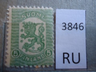 Фото марки Финляндия 1918г **