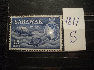 Фото марки Саравак 1954г