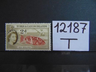 Фото марки Британские Теркс и Кайкос 1957г **
