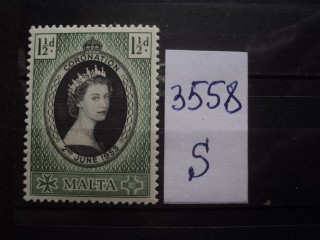 Фото марки Мальта 1953г **