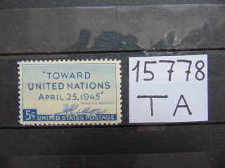 Фото марки США марка 1945г **