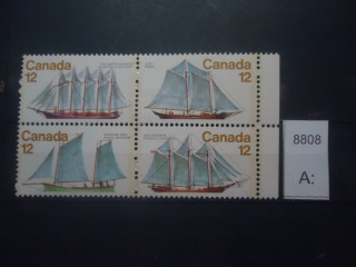 Фото марки Канада 1977г сцепка *