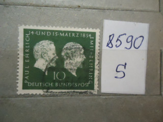 Фото марки Германия ФРГ 1954г (4,5€)
