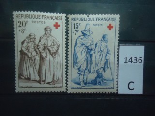 Фото марки Франция 1957г серия **