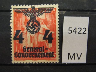 Фото марки Германская оккупация Польши 1938г *