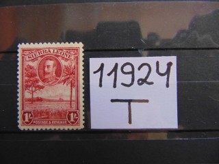 Фото марки Британская Сьерра Леоне 1932г *