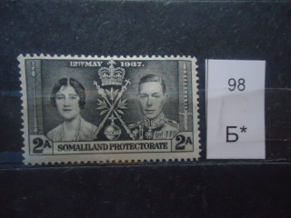 Фото марки Брит. Сомали 1937г *