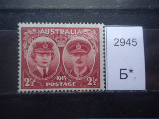 Фото марки Австралия 1945г *