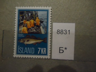 Фото марки Исландия 1971г **