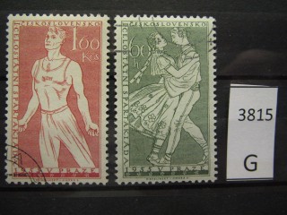 Фото марки Чехословакия 1955г