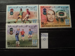 Фото марки Мавритания 1977г надпечатка *
