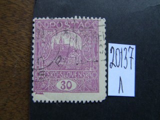 Фото марки Чехословакия 1919г