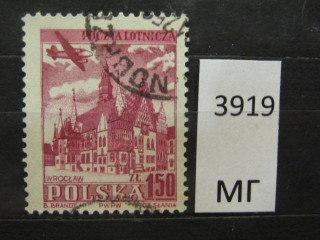 Фото марки Польша 1954г