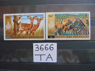 Фото марки Руанда 1972г **