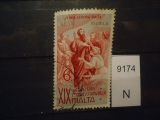 Фото марки Мальта 1960г