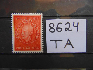 Фото марки Норвегия марка 1947г **