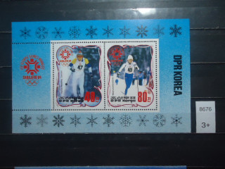 Фото марки Северная Корея блок 1980г 9 евро **