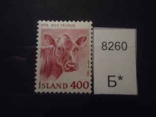 Фото марки Исландия 1982г **