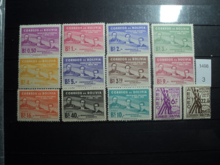 Фото марки Боливия 1953г *