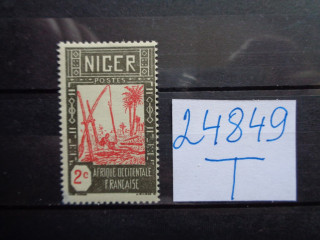 Фото марки Французский Нигер 1926г **