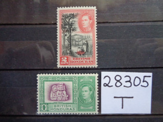Фото марки Британский Гондурас 1938г **