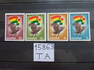 Фото марки Гана серия 1967г **