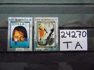 Фото марки Сан Марино серия 2003г **