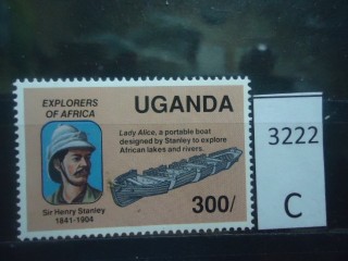 Фото марки Уганда 1989г **
