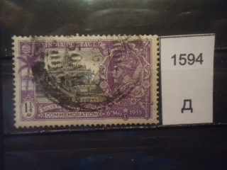 Фото марки Индия 1935г