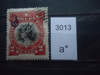Фото марки Либерия 1906г