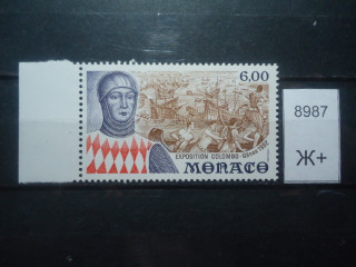 Фото марки Монако 1992г 4 евро **