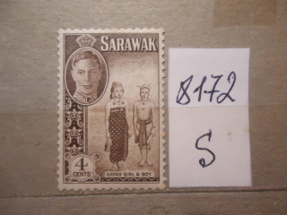 Фото марки Саравак 1950г *
