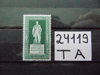 Фото марки Италия марка 1962г **