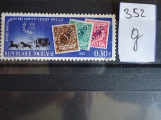 Фото марки Того 1962г **