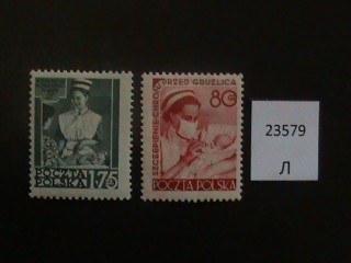 Фото марки Польша 1953г серия *