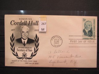 Фото марки США 1963г FDC (первый день гашения)