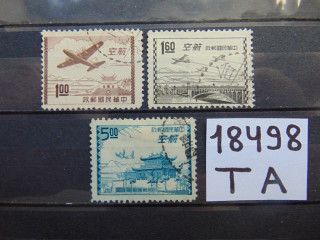Фото марки Тайвань серия авиапочта 1954г