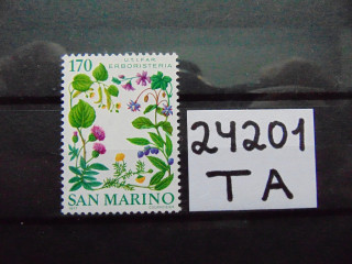 Фото марки Сан Марино марка 1977г **