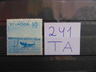 Фото марки Эквадор 1955г **