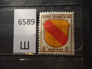 Фото марки Французская зона оккупации Германии **