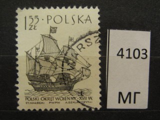 Фото марки Польша 1964г