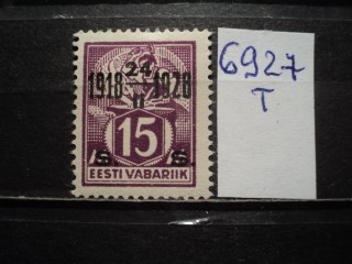 Фото марки Эстония 1928г *
