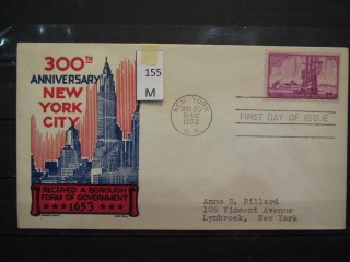 Фото марки США 1953г FDC (первый день гашения)