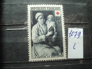 Фото марки Франция 1953г *